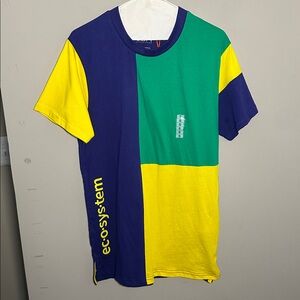 South Pole New ecosystem organic cotton color block Men's T-Shirt